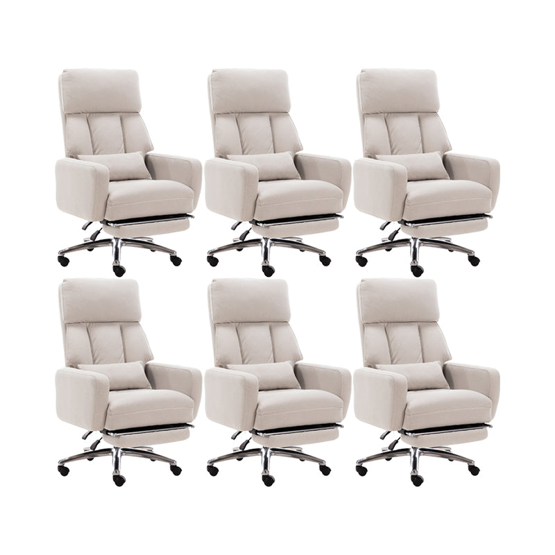 Modern No Arm Executive Chair Footrest Included Managers Chair for Office