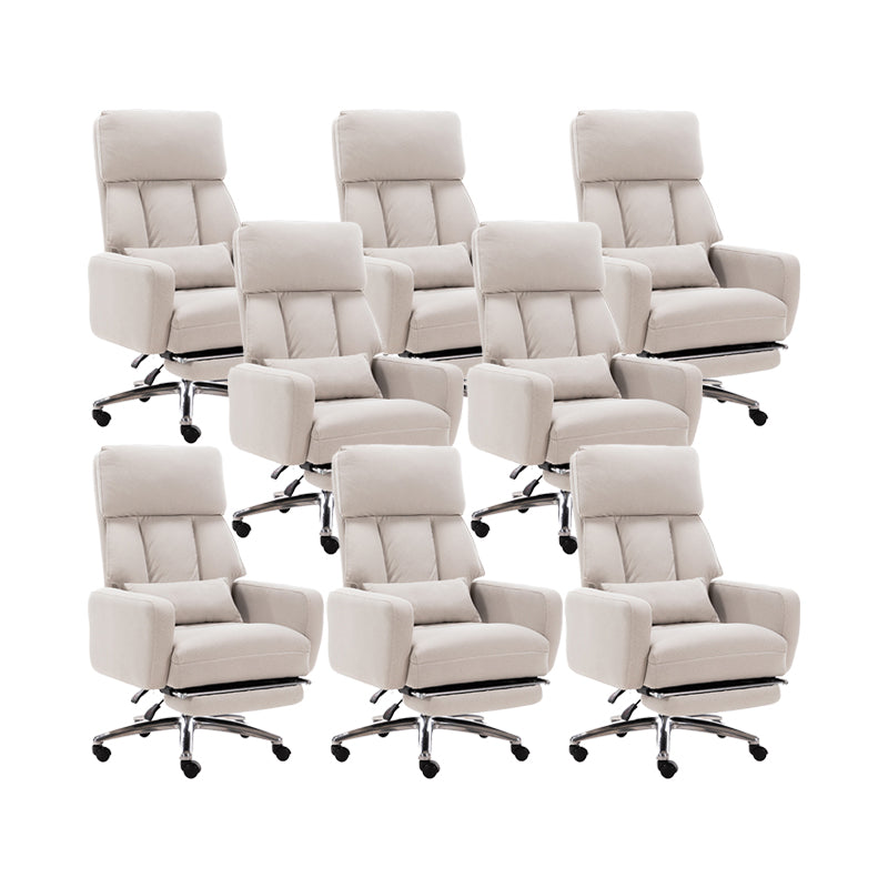 Modern No Arm Executive Chair Footrest Included Managers Chair for Office