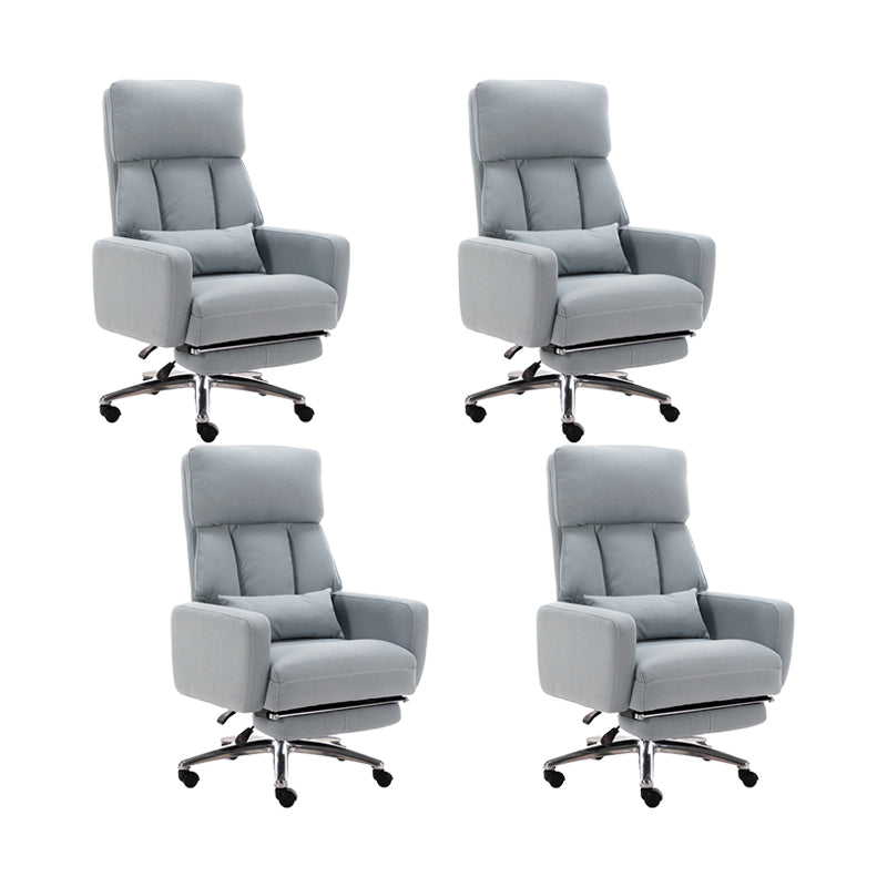 Modern No Arm Executive Chair Footrest Included Managers Chair for Office