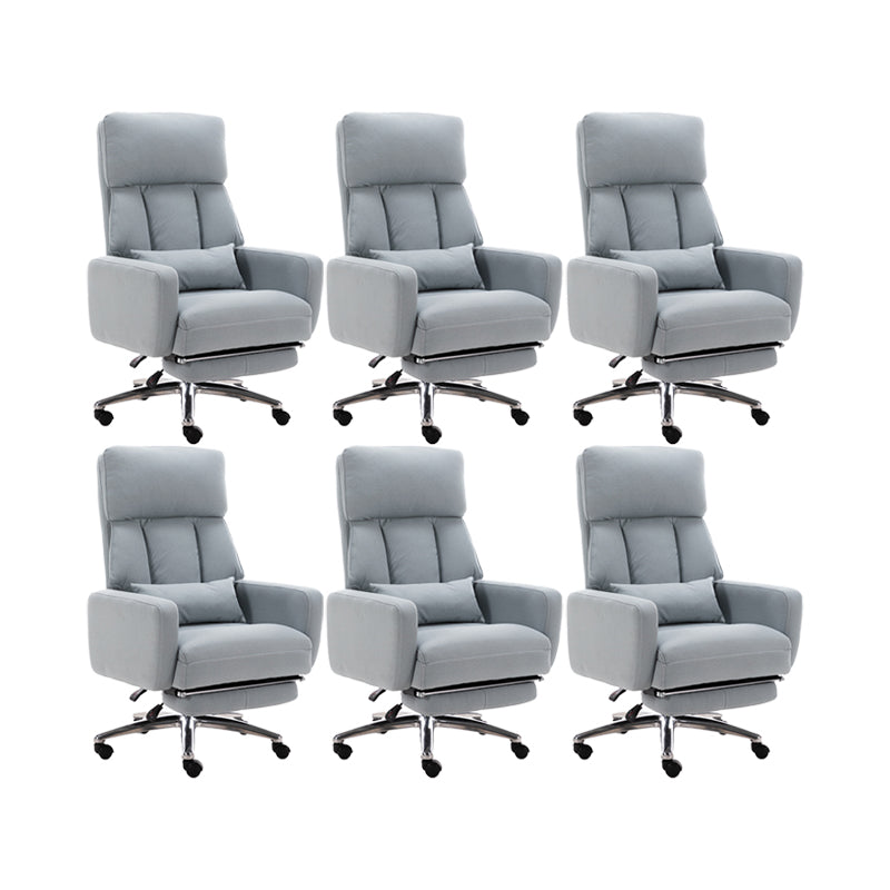 Modern No Arm Executive Chair Footrest Included Managers Chair for Office