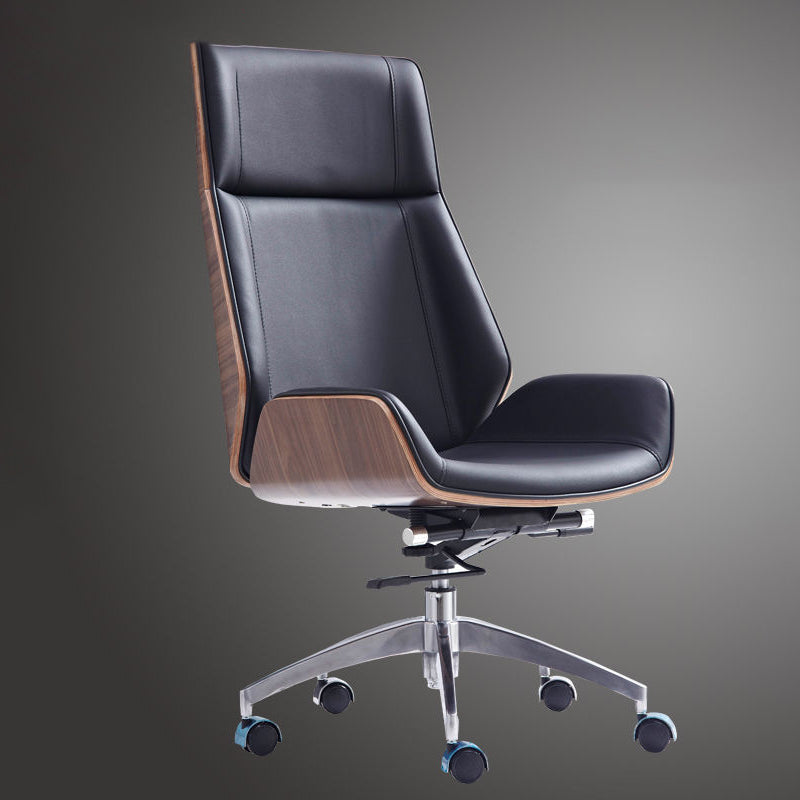 Contemporary Headrest Swivel Chair Executive High Back Office Chair