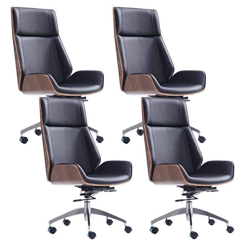 Contemporary Headrest Swivel Chair Executive High Back Office Chair