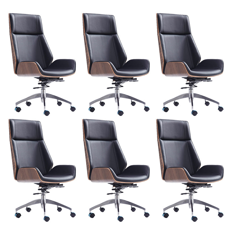 Contemporary Headrest Swivel Chair Executive High Back Office Chair