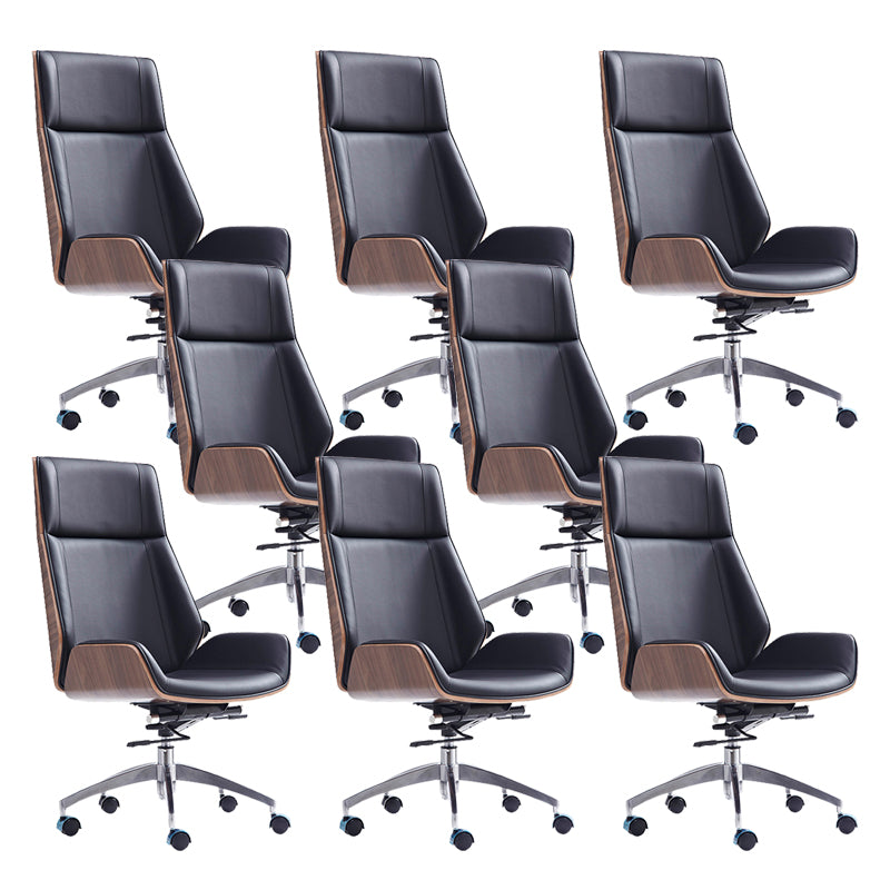 Contemporary Headrest Swivel Chair Executive High Back Office Chair