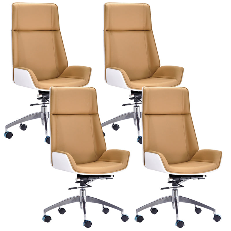 Contemporary Headrest Swivel Chair Executive High Back Office Chair