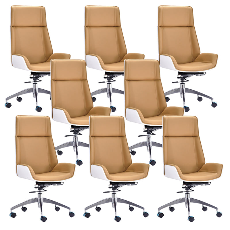 Contemporary Headrest Swivel Chair Executive High Back Office Chair