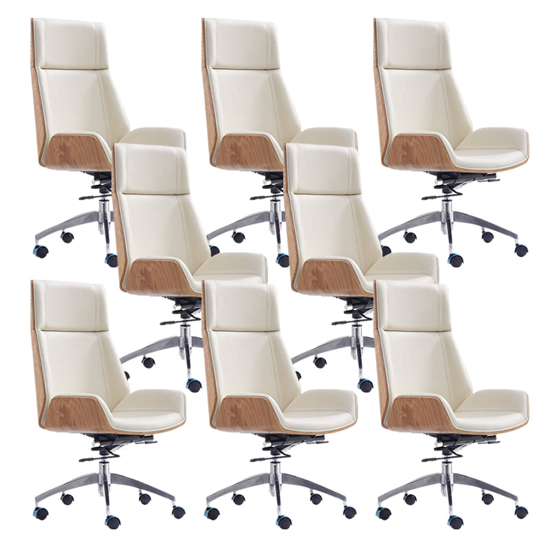 Contemporary Headrest Swivel Chair Executive High Back Office Chair