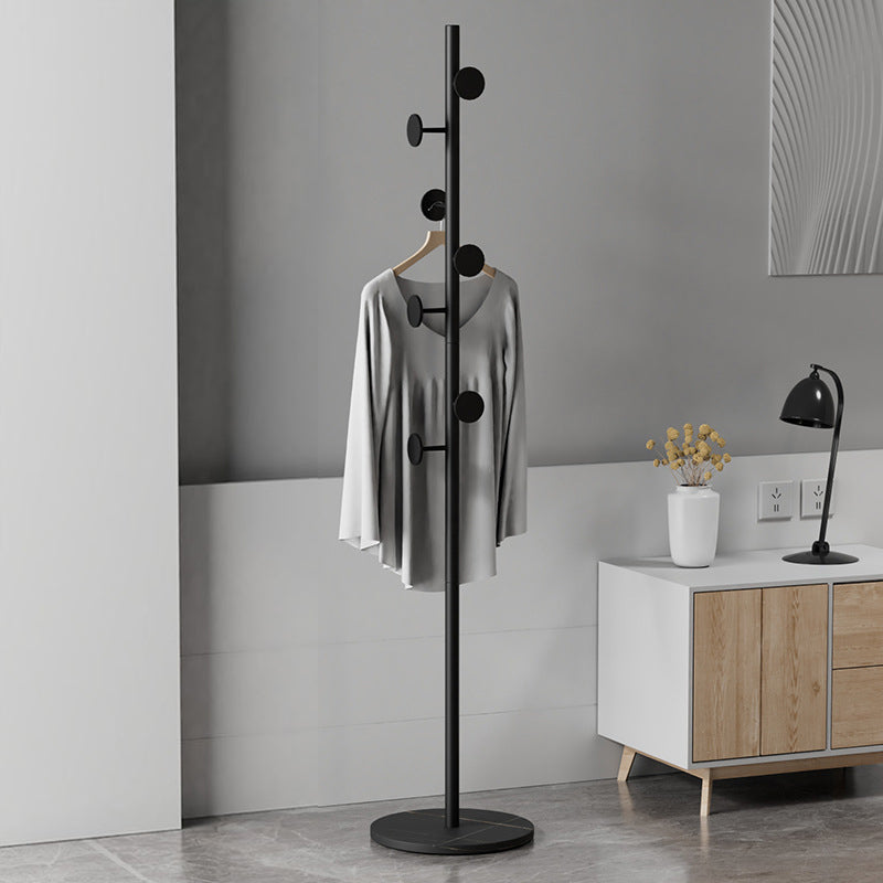 Modern Coat Hanger Metal Free Standing with Hooks Entryway Coat Rack