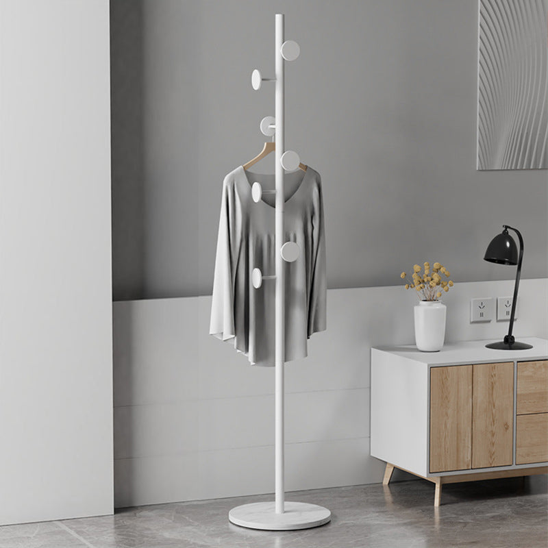 Modern Coat Hanger Metal Free Standing with Hooks Entryway Coat Rack