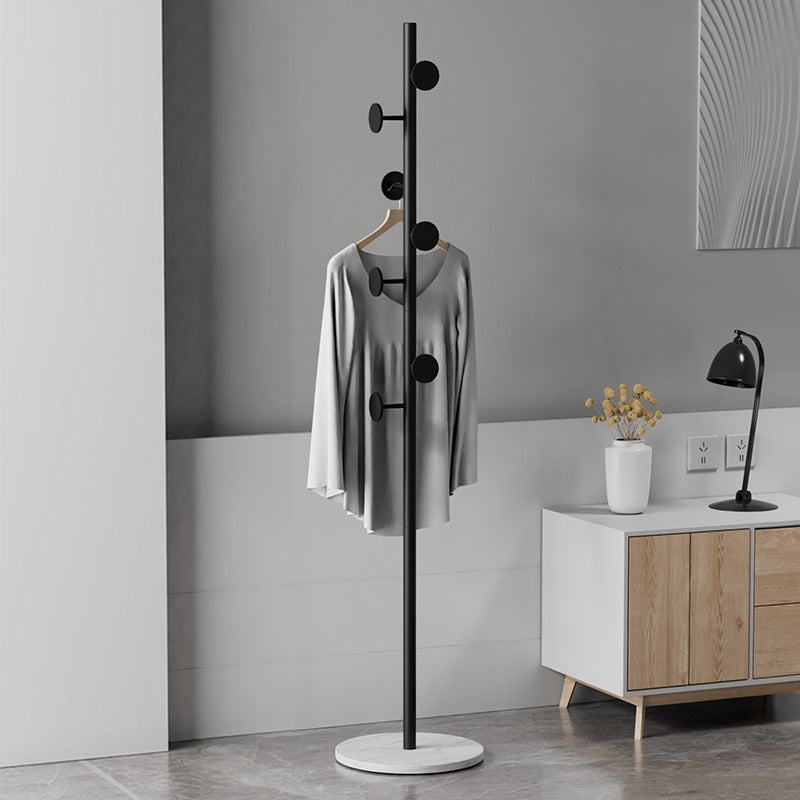 Modern Coat Hanger Metal Free Standing with Hooks Entryway Coat Rack