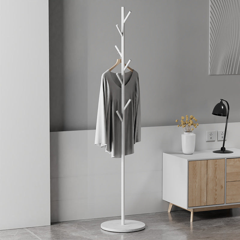 Modern Coat Hanger Metal Free Standing with Hooks Entryway Coat Rack