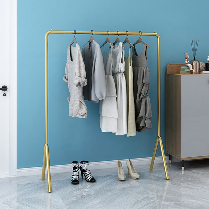 Industrial Style Coat Rack Pure Color Free Standing Metallic Coat Rack for Living Room