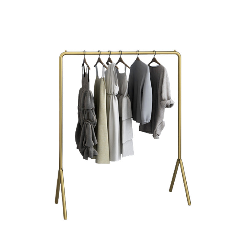 Industrial Style Coat Rack Pure Color Free Standing Metallic Coat Rack for Living Room