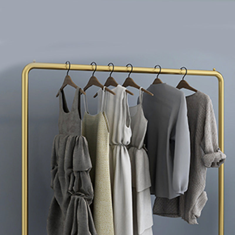 Industrial Style Coat Rack Pure Color Free Standing Metallic Coat Rack for Living Room