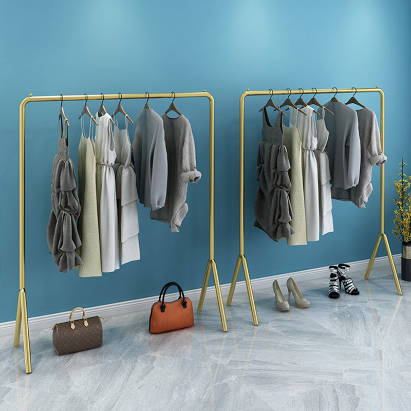 Industrial Style Coat Rack Pure Color Free Standing Metallic Coat Rack for Living Room