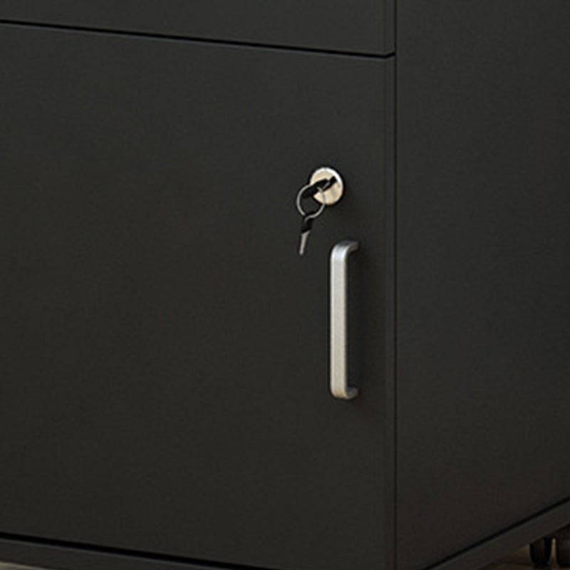 Modern Cabinet Wood Locking Drawers Filing Cabinet with Wheels for Office