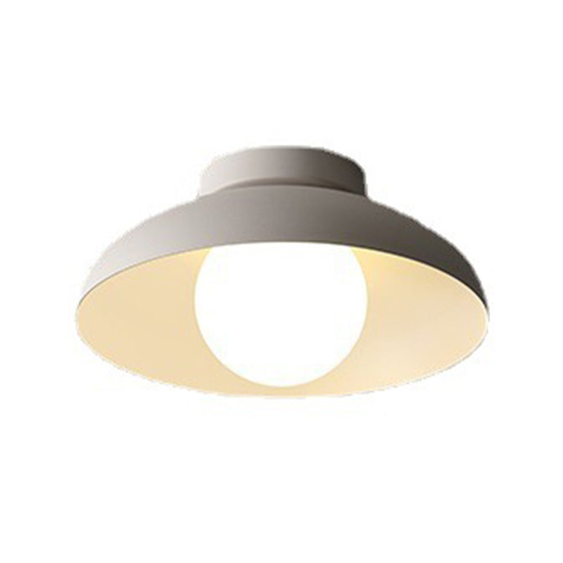 Nordic Ceiling Lighting Dome Flush Mount with Metal for Corridor