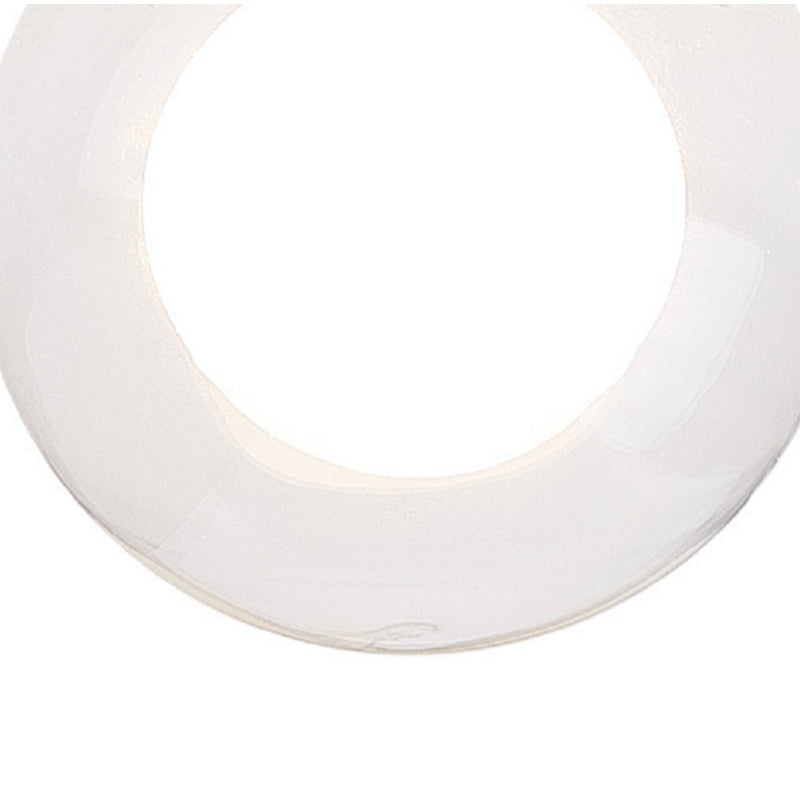 Modern Ceiling Light 1-Light Round Ceiling Mount Light with Glass Shade for Aisle