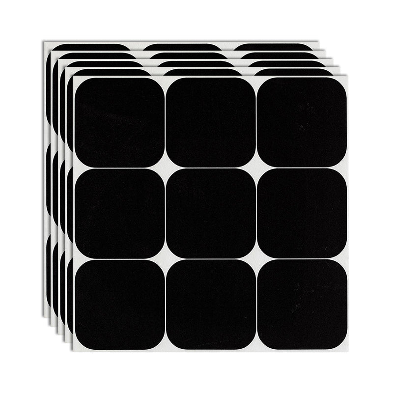 Ceramic Black Wall Tile Square Flower Pattern Tile Wall and Floor