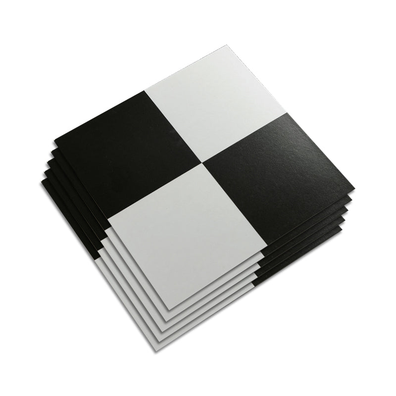 Ceramic Black Wall Tile Square Flower Pattern Tile Wall and Floor