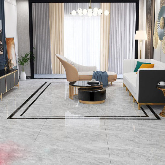 Wall & Floor Tile Marble Print Living Room Porcelain Square Indoor Floor Tile