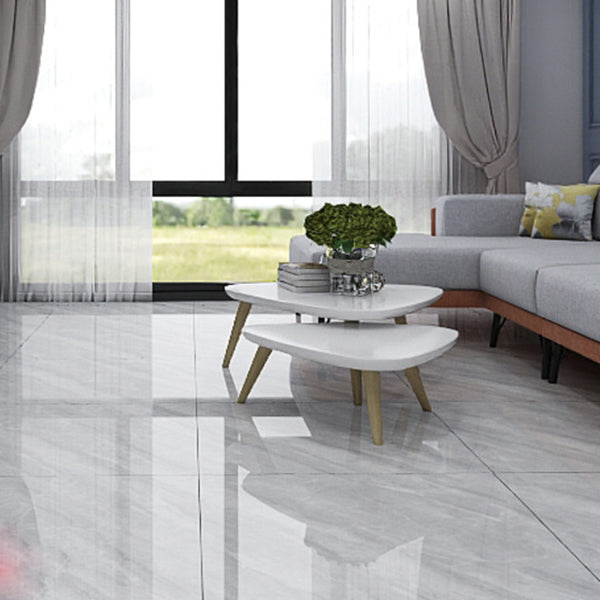 Wall & Floor Tile Marble Print Living Room Porcelain Square Indoor Floor Tile