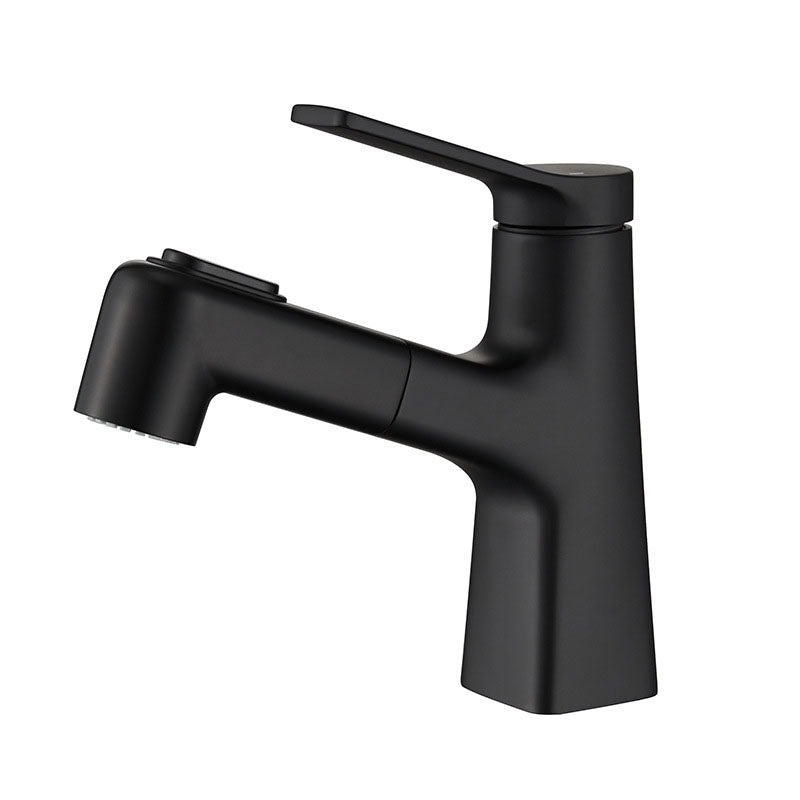 Contemporary Vessel Faucet Metal Single Handle Low Arc Vessel Faucet for Bathroom