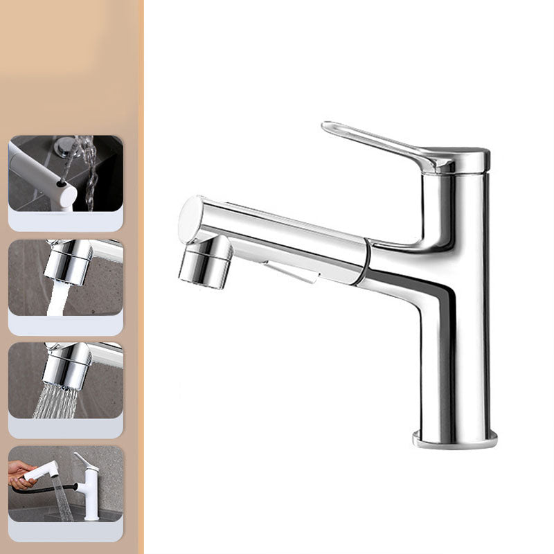 Modern Sink Faucet Pure Color Basin Lavatory Faucet for Bathroom