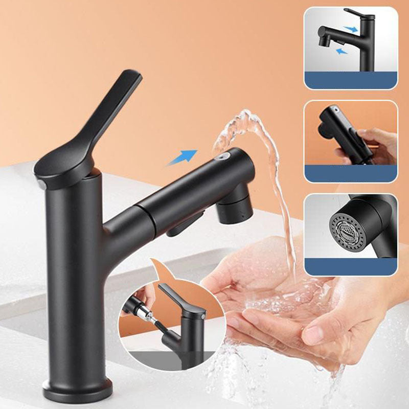 Modern Sink Faucet Pure Color Basin Lavatory Faucet for Bathroom