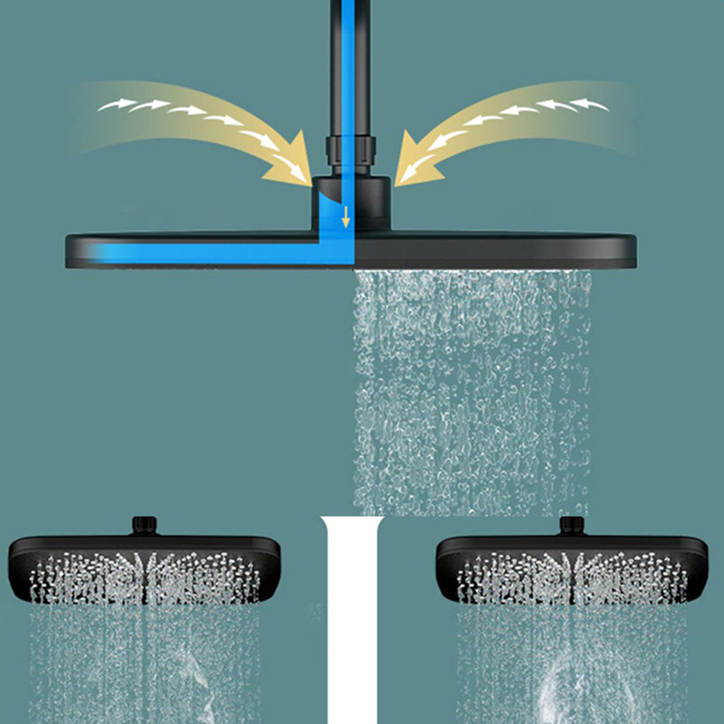 Modern Style Shower System Spot Resist Wall Mounted Shower System