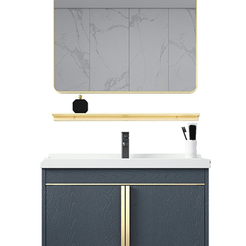 Modern Stainless Steel Bathroom Sink Vanity Faucet Included Vanity Sink