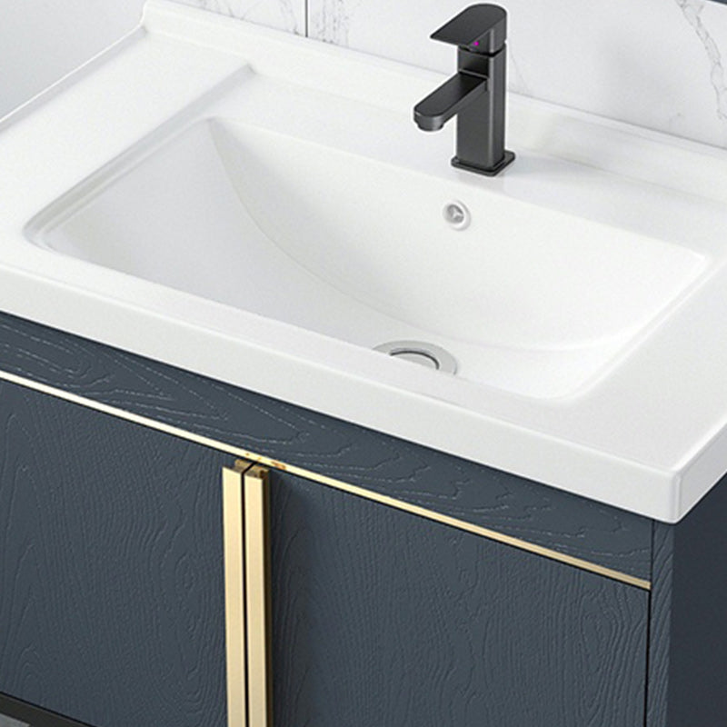 Modern Stainless Steel Bathroom Sink Vanity Faucet Included Vanity Sink