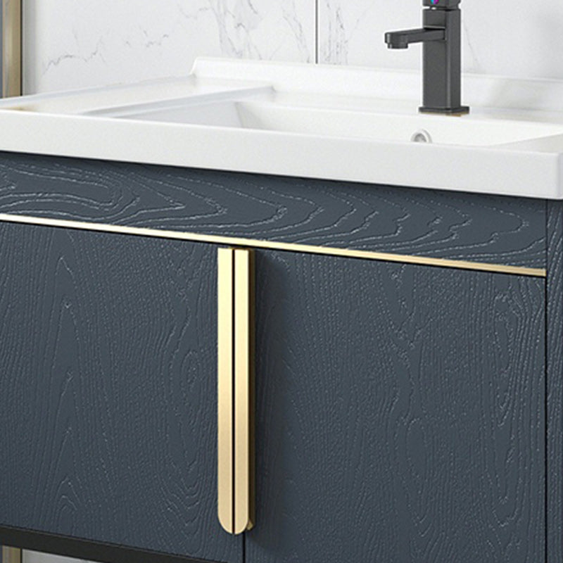 Modern Stainless Steel Bathroom Sink Vanity Faucet Included Vanity Sink