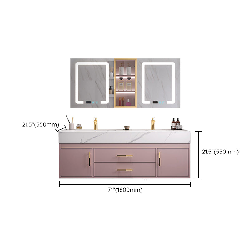 Modern Style Bathroom Vanity Set Solid Wood Bathroom Vanity Set