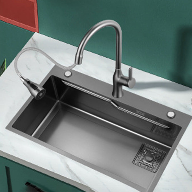 Modern Style Kitchen Sink Stainless Steel Kitchen Sink with Rectangle Shape