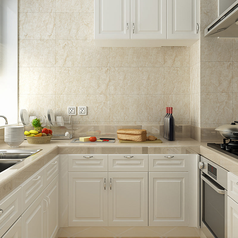 Modern Style Wallpaper Kitchen Single Tile Peel and Stick Backsplash