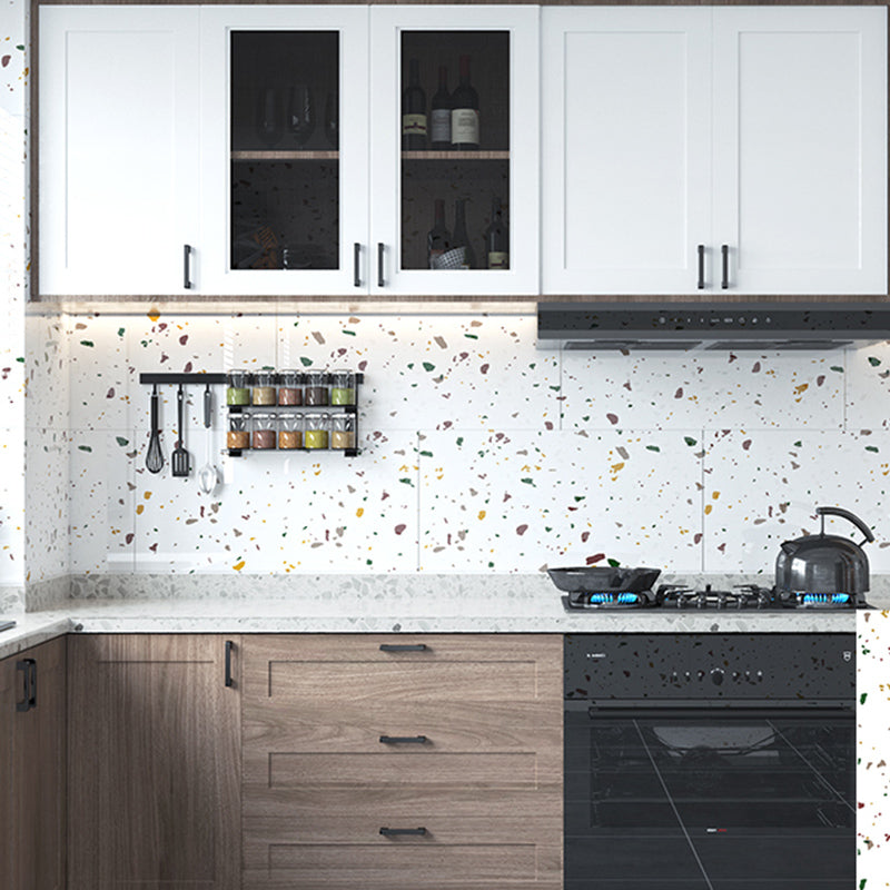 Modern Style Wallpaper Kitchen Single Tile Peel and Stick Backsplash