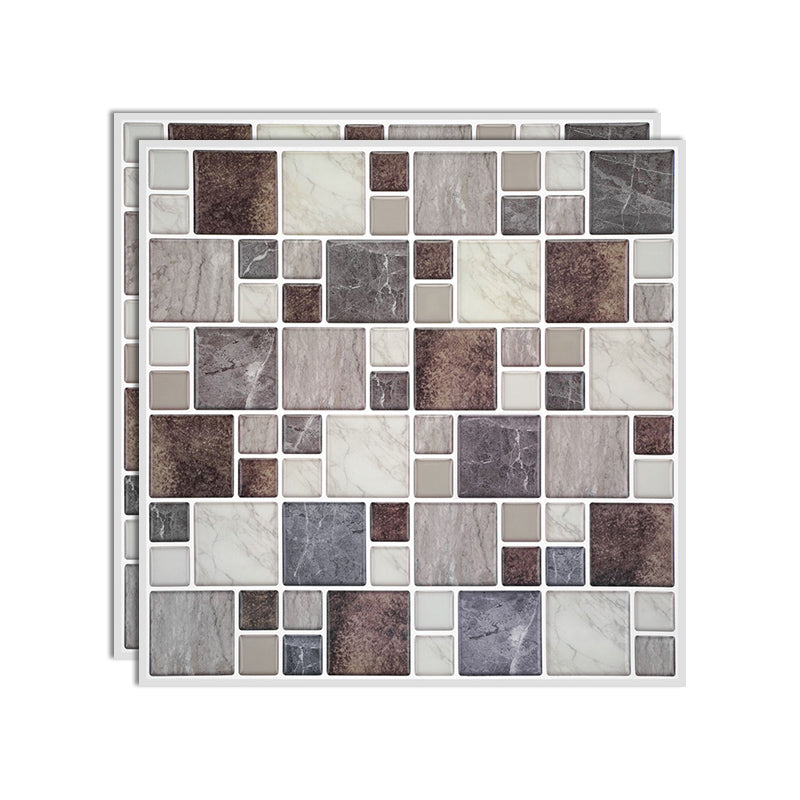 Modern Field Tile Waterproof Peel and Stick Backsplash Tile for Kitchen