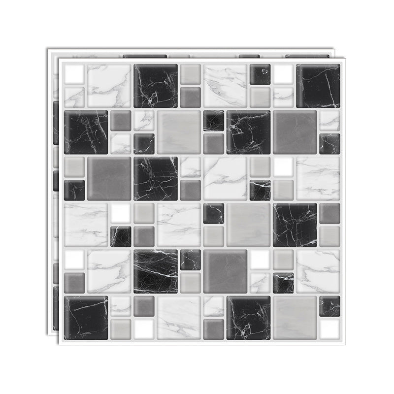 Modern Field Tile Waterproof Peel and Stick Backsplash Tile for Kitchen