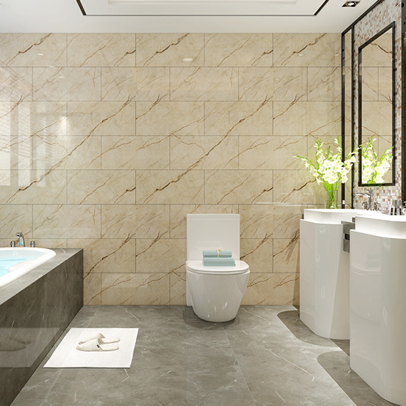 Contemporary Style Wallpaper Single Tile Bathroom Wallpaper with Rectangle Shape