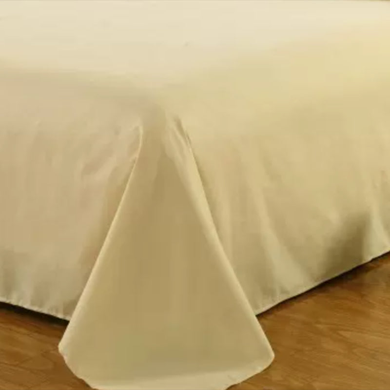 Polyester Bed Sheet 3-Piece Solid Color Fade Resistant Sheet Sets