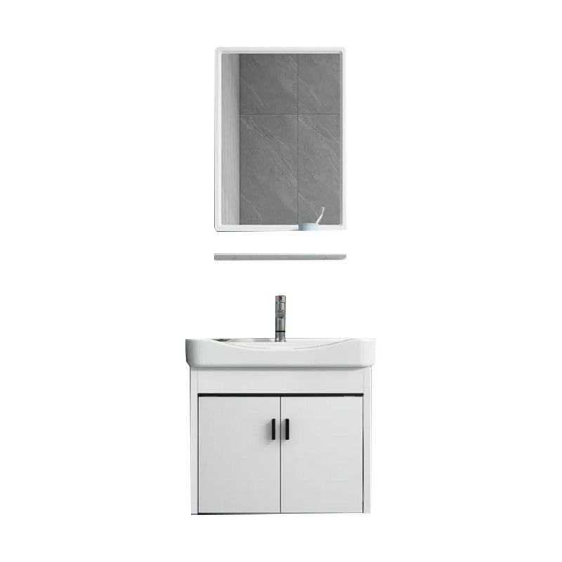 Wall-mounted Bathroom Vanity Modern Single-Sink Space Saver Vanity