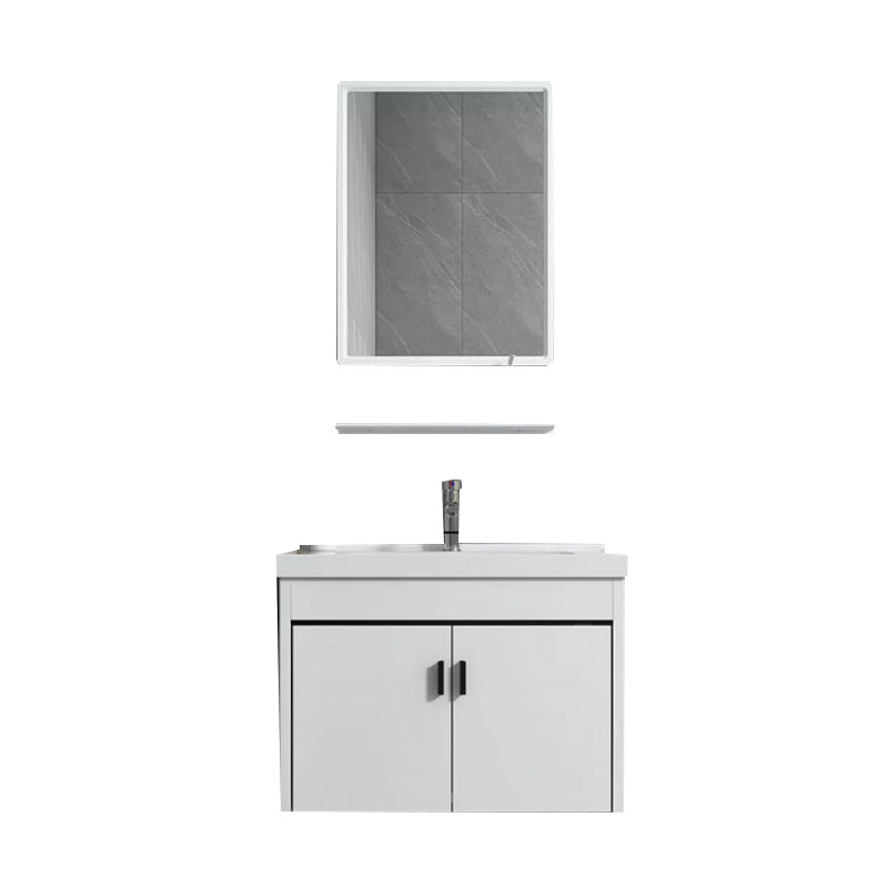 Wall-mounted Bathroom Vanity Modern Single-Sink Space Saver Vanity