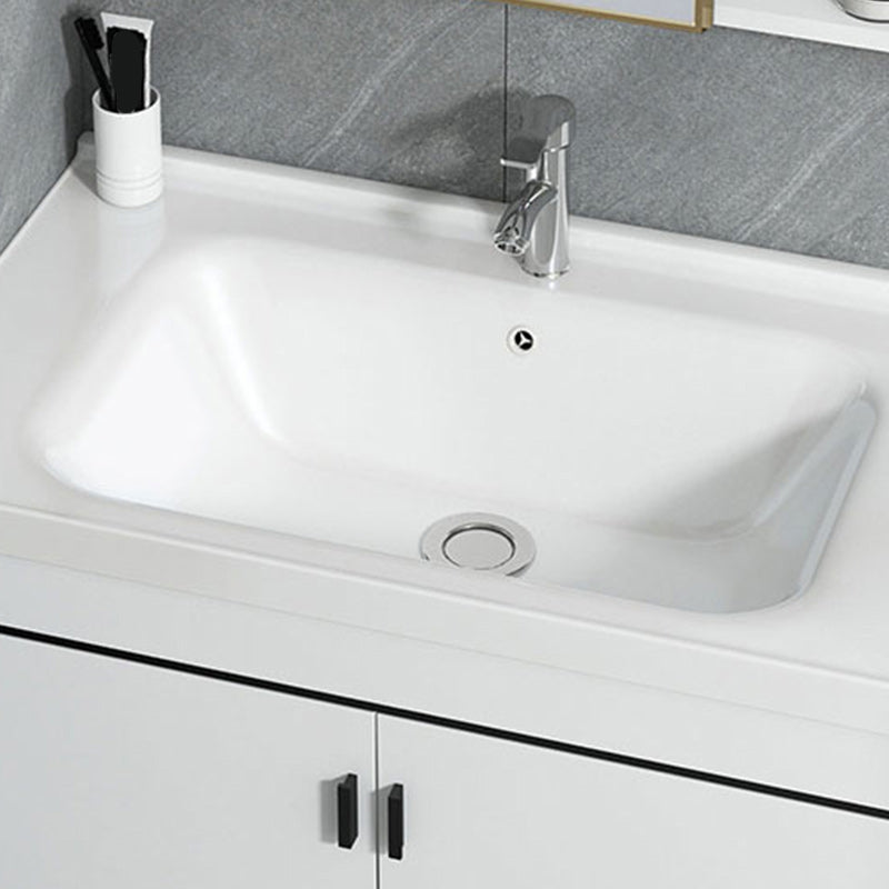 Wall-mounted Bathroom Vanity Modern Single-Sink Space Saver Vanity