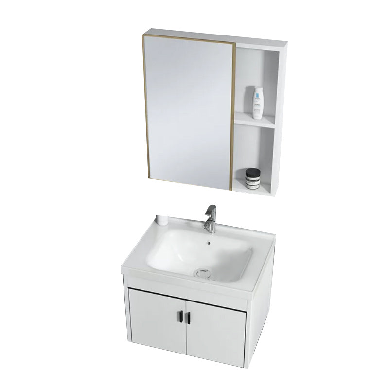 Wall-mounted Bathroom Vanity Modern Single-Sink Space Saver Vanity