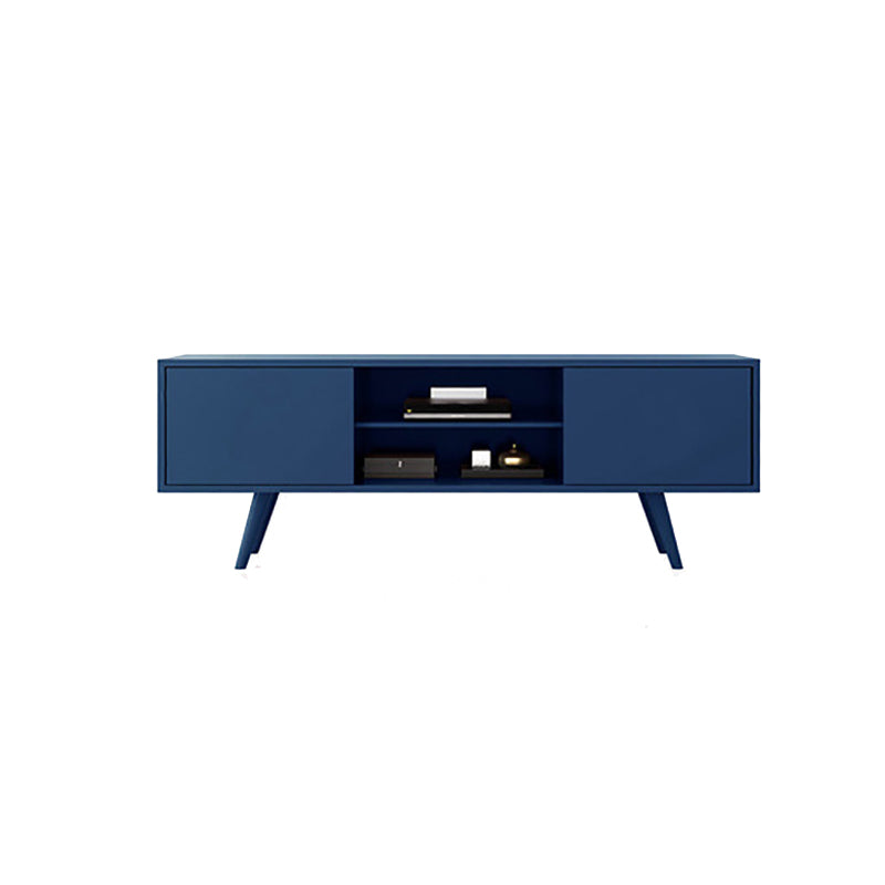 Scandinavian Media Console Wooden TV Stand Console for Living Room