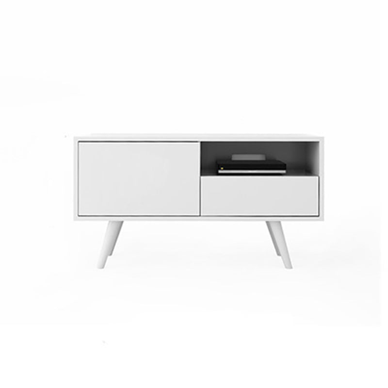 Scandinavian Media Console Wooden TV Stand Console for Living Room