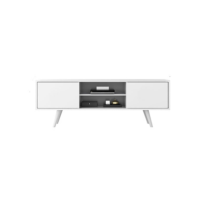 Scandinavian Media Console Wooden TV Stand Console for Living Room