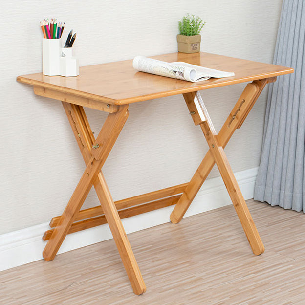 Adjustable Height Solid Wood Office Desk Modern Folding Writing Desk