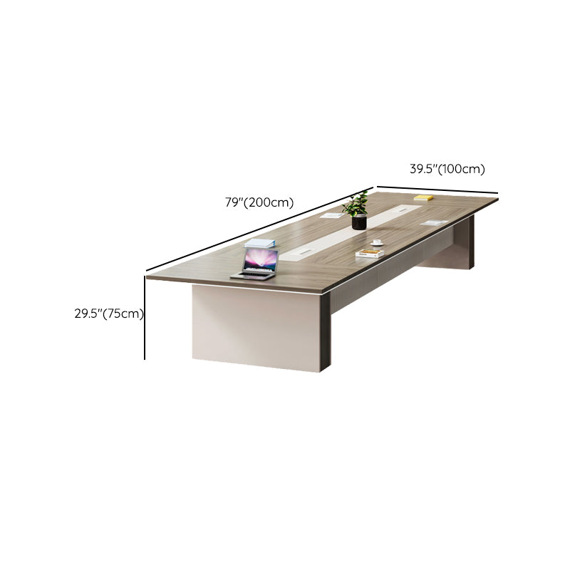 29.25-inch Height Modern Writing Desk Manufactured Wood Rectangle Office Desk